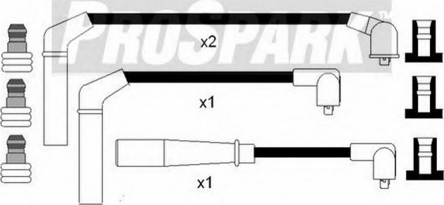 Standard OES402 - Комплект проводів запалювання autozip.com.ua