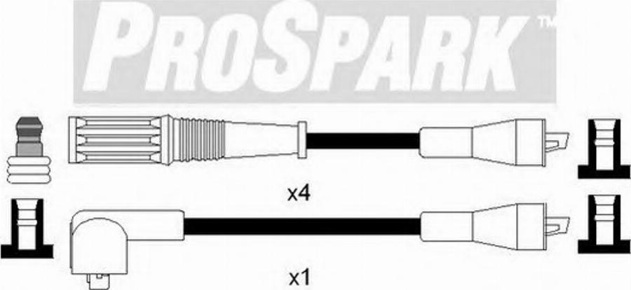 Standard OES477 - Комплект проводів запалювання autozip.com.ua
