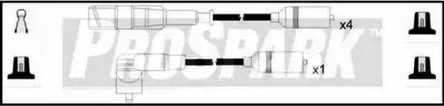Standard OES524 - Комплект проводів запалювання autozip.com.ua