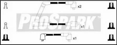 Standard OES572 - Комплект проводів запалювання autozip.com.ua