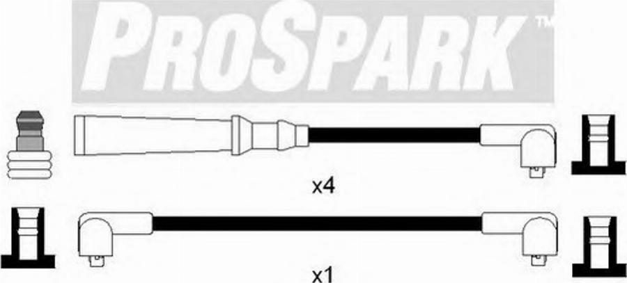 Standard OES135 - Комплект проводів запалювання autozip.com.ua