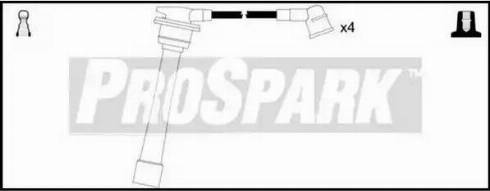 Standard OES1384 - Комплект проводів запалювання autozip.com.ua