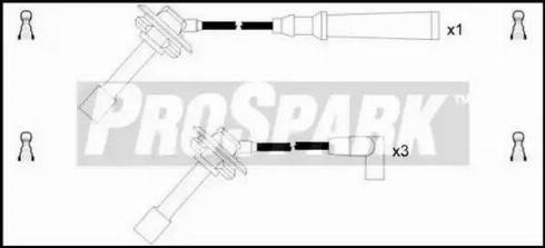 Standard OES1234 - Комплект проводів запалювання autozip.com.ua