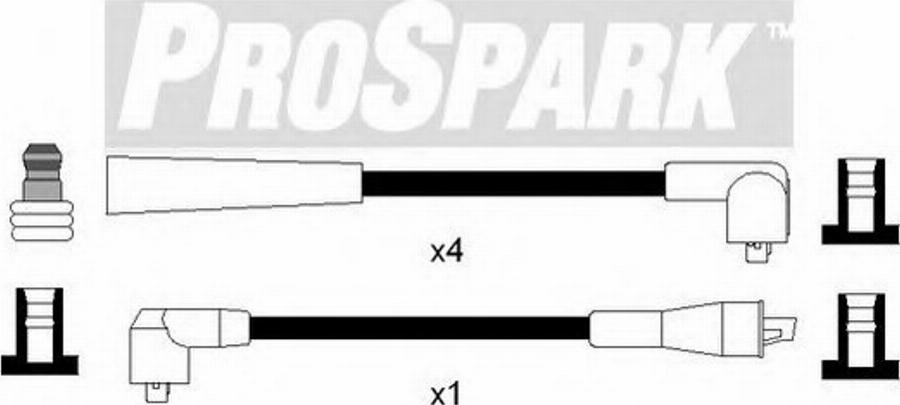 Standard OES335 - Комплект проводів запалювання autozip.com.ua