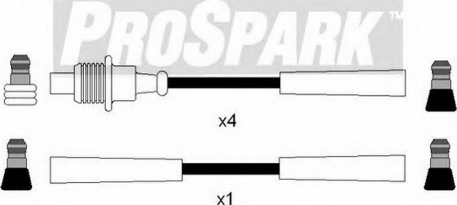 Standard OES239 - Комплект проводів запалювання autozip.com.ua