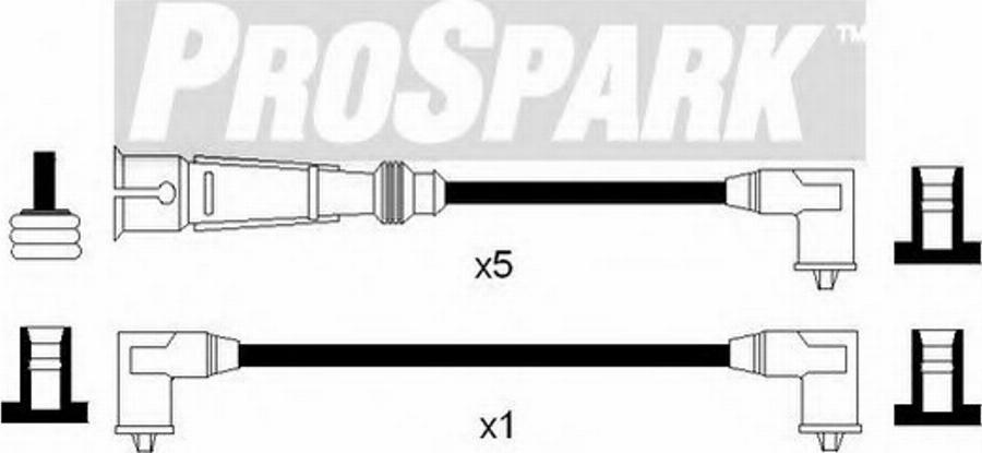 Standard OES229 - Комплект проводів запалювання autozip.com.ua