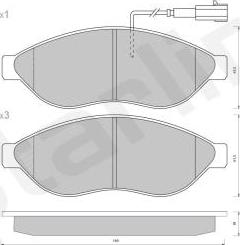 Starline BD S406 - Гальмівні колодки, дискові гальма autozip.com.ua