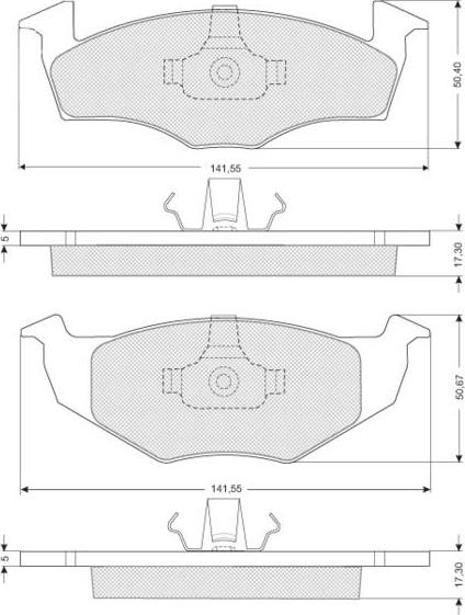 Starline BD S006S - Гальмівні колодки, дискові гальма autozip.com.ua