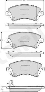 Starline BD S838P - Гальмівні колодки, дискові гальма autozip.com.ua