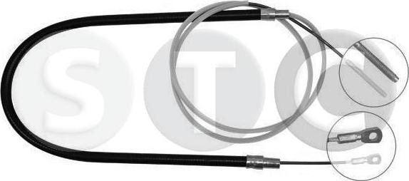 STC T480640 - Трос, гальмівна система autozip.com.ua