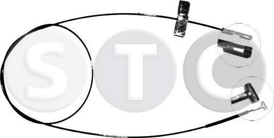 STC T480079 - Трос, гальмівна система autozip.com.ua