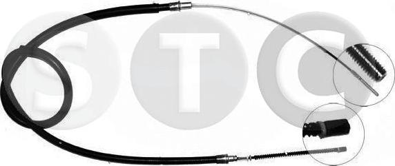STC T480182 - Трос, гальмівна система autozip.com.ua