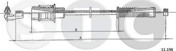 STC T480879 - Тросик газу autozip.com.ua