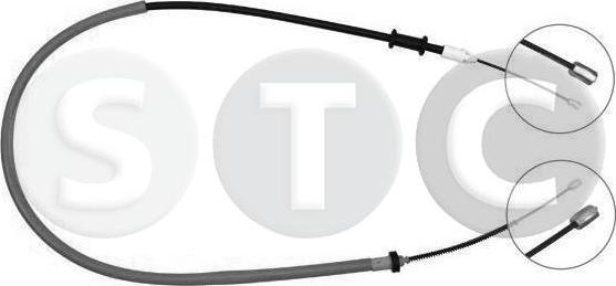 STC T480334 - Трос, гальмівна система autozip.com.ua