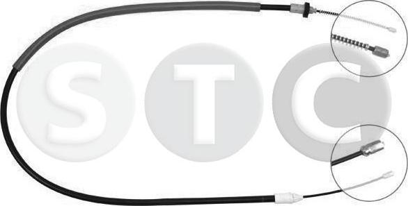 STC T480371 - Трос, гальмівна система autozip.com.ua