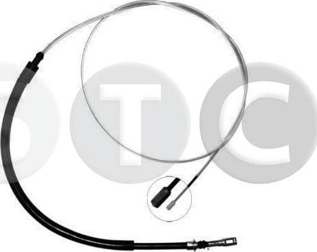 STC T480206 - Трос, гальмівна система autozip.com.ua