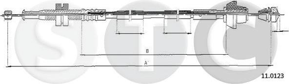 STC T481903 - Тросик газу autozip.com.ua