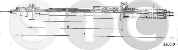 STC T481442 - Тросик газу autozip.com.ua