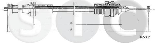 STC T481475 - Тросик газу autozip.com.ua