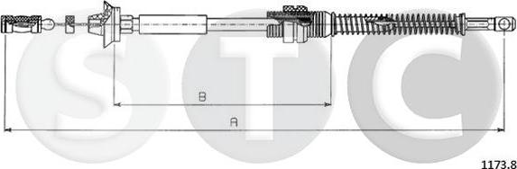 STC T481548 - Тросик газу autozip.com.ua