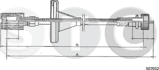 STC T481177 - Тросик спідометра autozip.com.ua