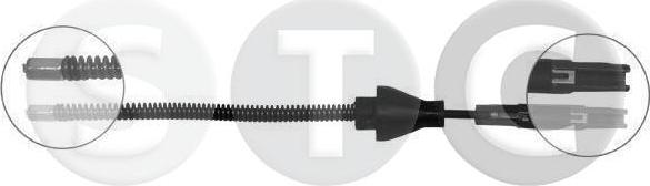 STC T481816 - Трос, гальмівна система autozip.com.ua