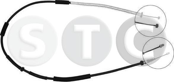 STC T481338 - Трос, гальмівна система autozip.com.ua