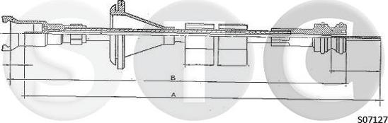 STC T481240 - Тросик спідометра autozip.com.ua