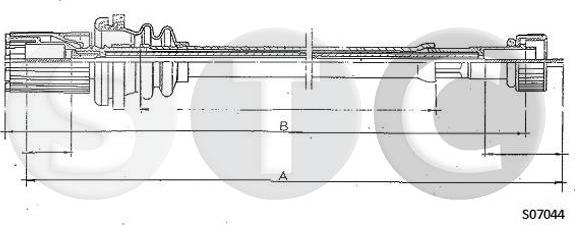 STC T481239 - Тросик спідометра autozip.com.ua