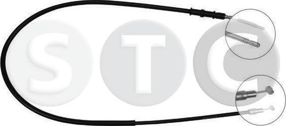 STC T483910 - Трос, гальмівна система autozip.com.ua