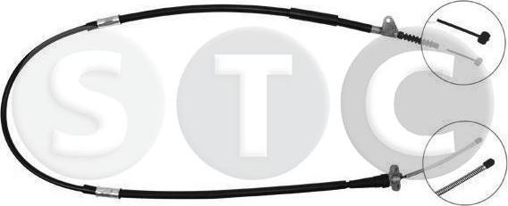 STC T483426 - Трос, гальмівна система autozip.com.ua