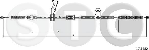 STC T483526 - Трос, гальмівна система autozip.com.ua