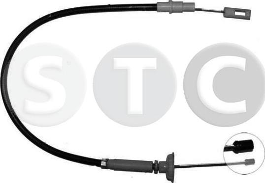 STC T483601 - Трос, управління зчепленням autozip.com.ua