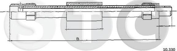 STC T483628 - Трос, управління зчепленням autozip.com.ua