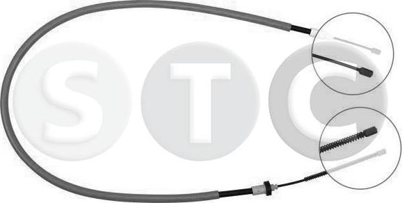 STC T483075 - Трос, гальмівна система autozip.com.ua