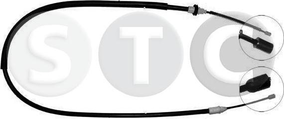 STC T483076 - Трос, гальмівна система autozip.com.ua