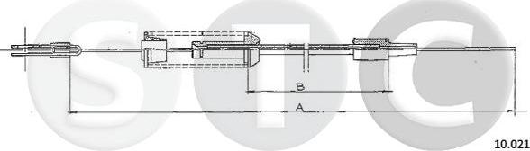 STC T483134 - Тросик газу autozip.com.ua