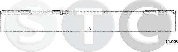 STC T483812 - Тросик газу autozip.com.ua