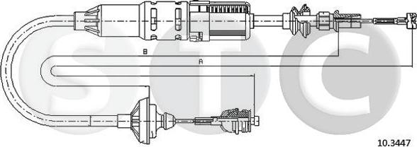 STC T483232 - Трос, управління зчепленням autozip.com.ua