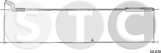 STC T483786 - Тросик газу autozip.com.ua