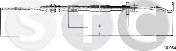 STC T483787 - Тросик газу autozip.com.ua