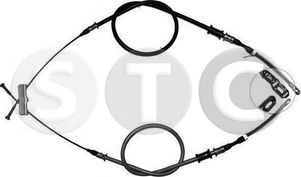 STC T482484 - Трос, гальмівна система autozip.com.ua