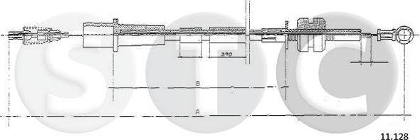 STC T482575 - Тросик газу autozip.com.ua