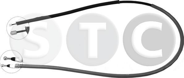 STC T482837 - Трос, гальмівна система autozip.com.ua