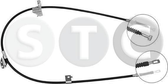STC T482321 - Трос, гальмівна система autozip.com.ua
