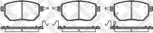 Stellox 996 002-SX - Гальмівні колодки, дискові гальма autozip.com.ua