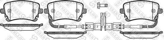 Stellox 908 002-SX - Гальмівні колодки, дискові гальма autozip.com.ua