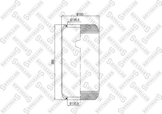 Stellox 90-36336-SX - Кожух пневматичної ресори autozip.com.ua