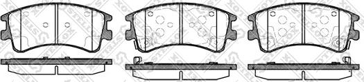 Stellox 981 002B-SX - Гальмівні колодки, дискові гальма autozip.com.ua