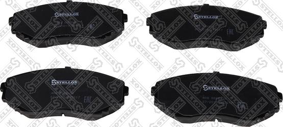 Stellox 408 000B-SX - Гальмівні колодки, дискові гальма autozip.com.ua